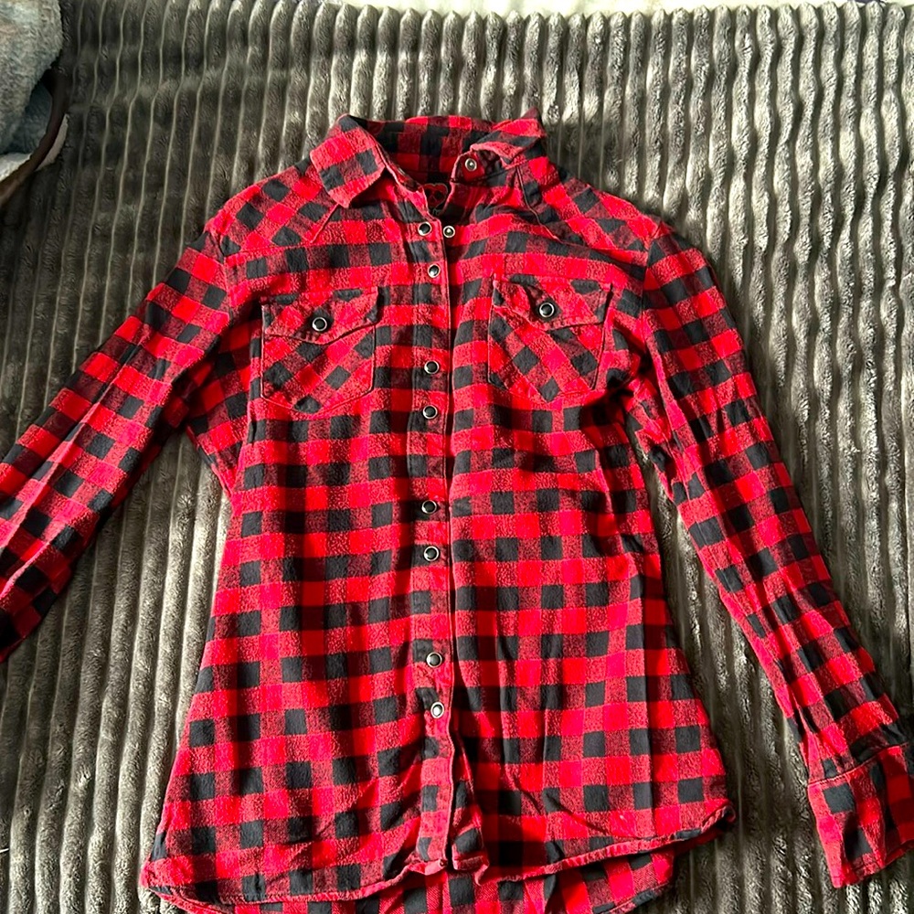 Iron first plaid shirt